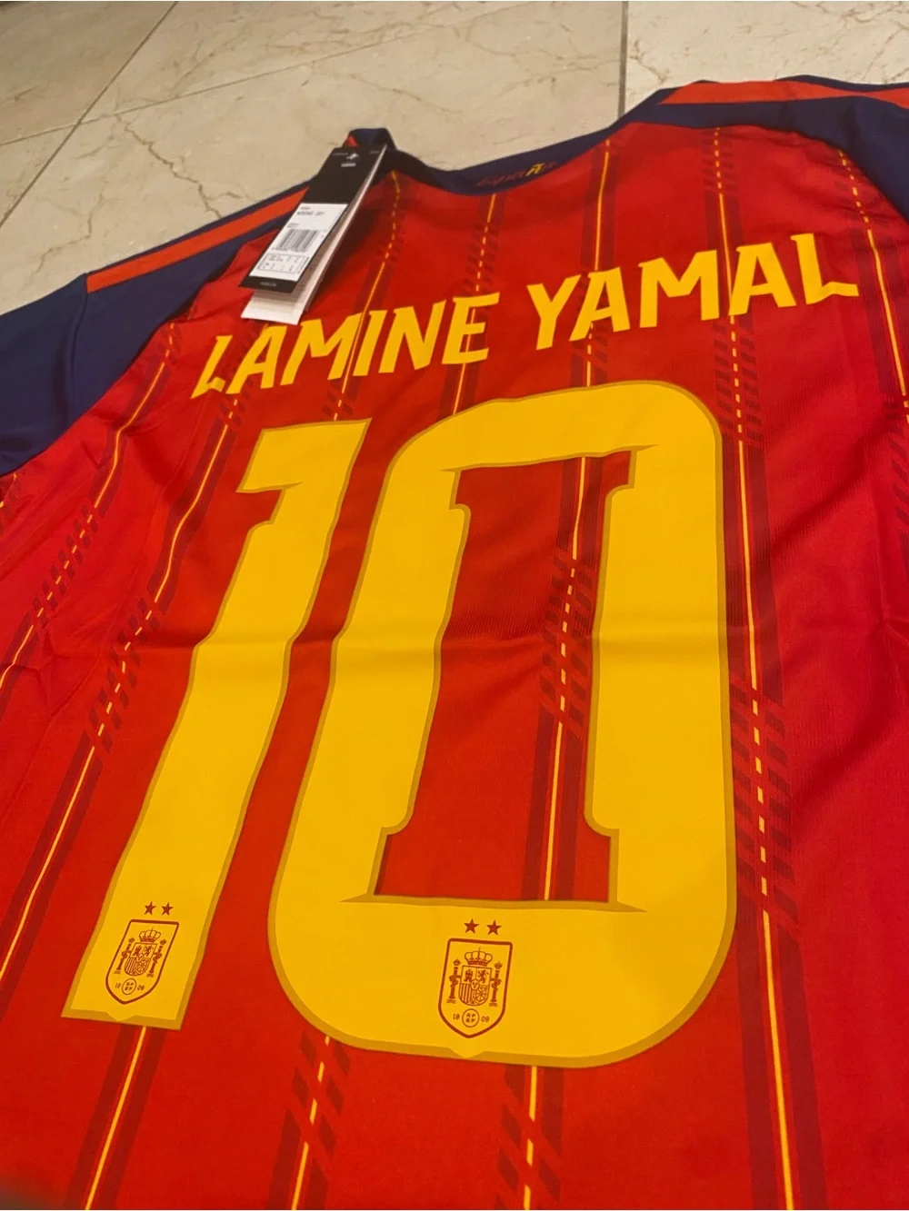 Lamine Yamal Spain Jersey 2026 Size Medium